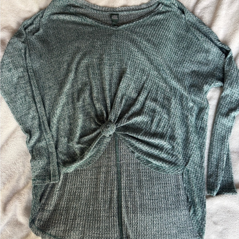 Wild Fable Waffle Knit Top